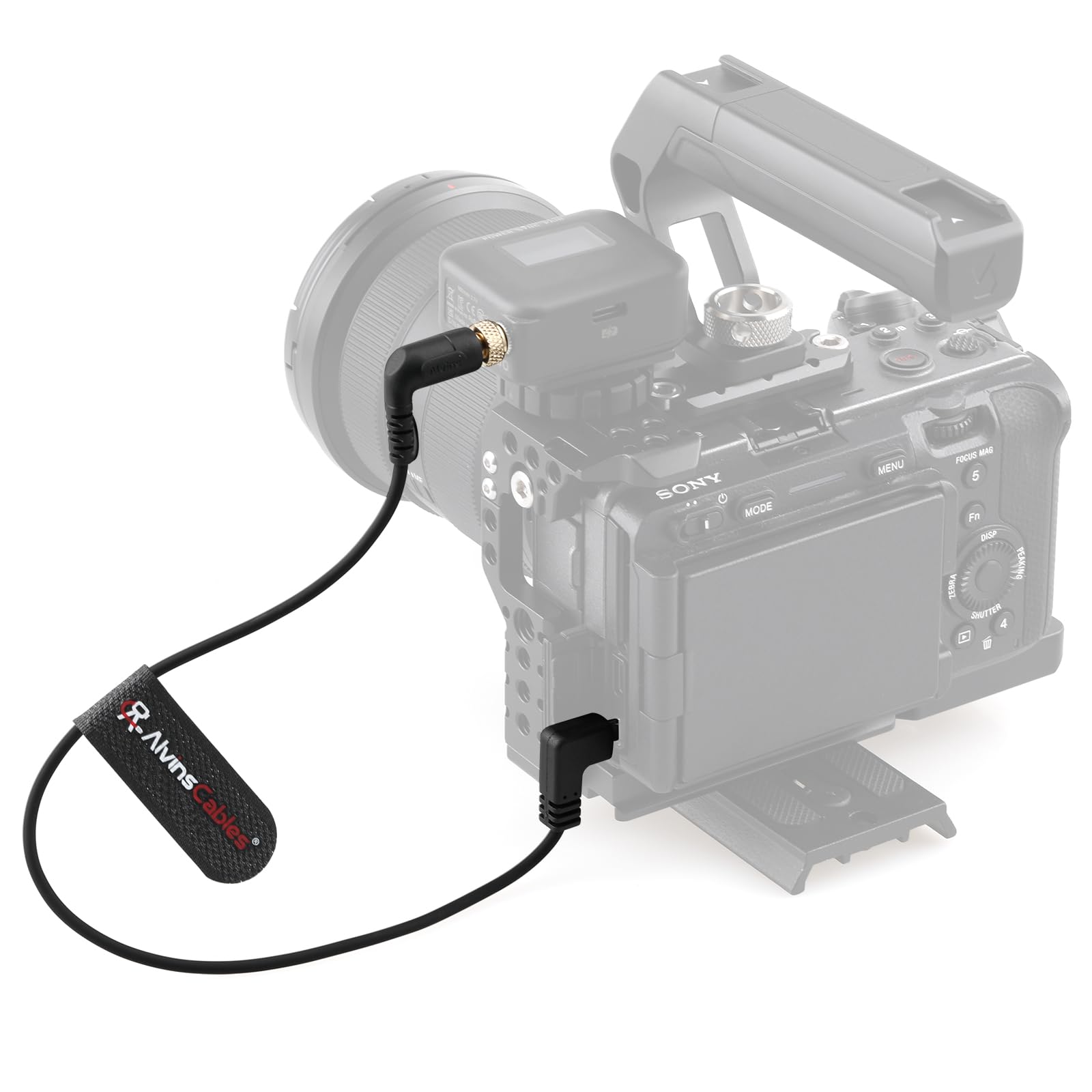 Alvin's Cables Câble timecode tentacule pour Sony FX3|FX30|A7S3|Caméra A1, câble timecode avec verrouillage TRS de 3,5 mm vers micro USB pour Deity TC-1, générateur de code temporel Tentacle SYNC E 35
