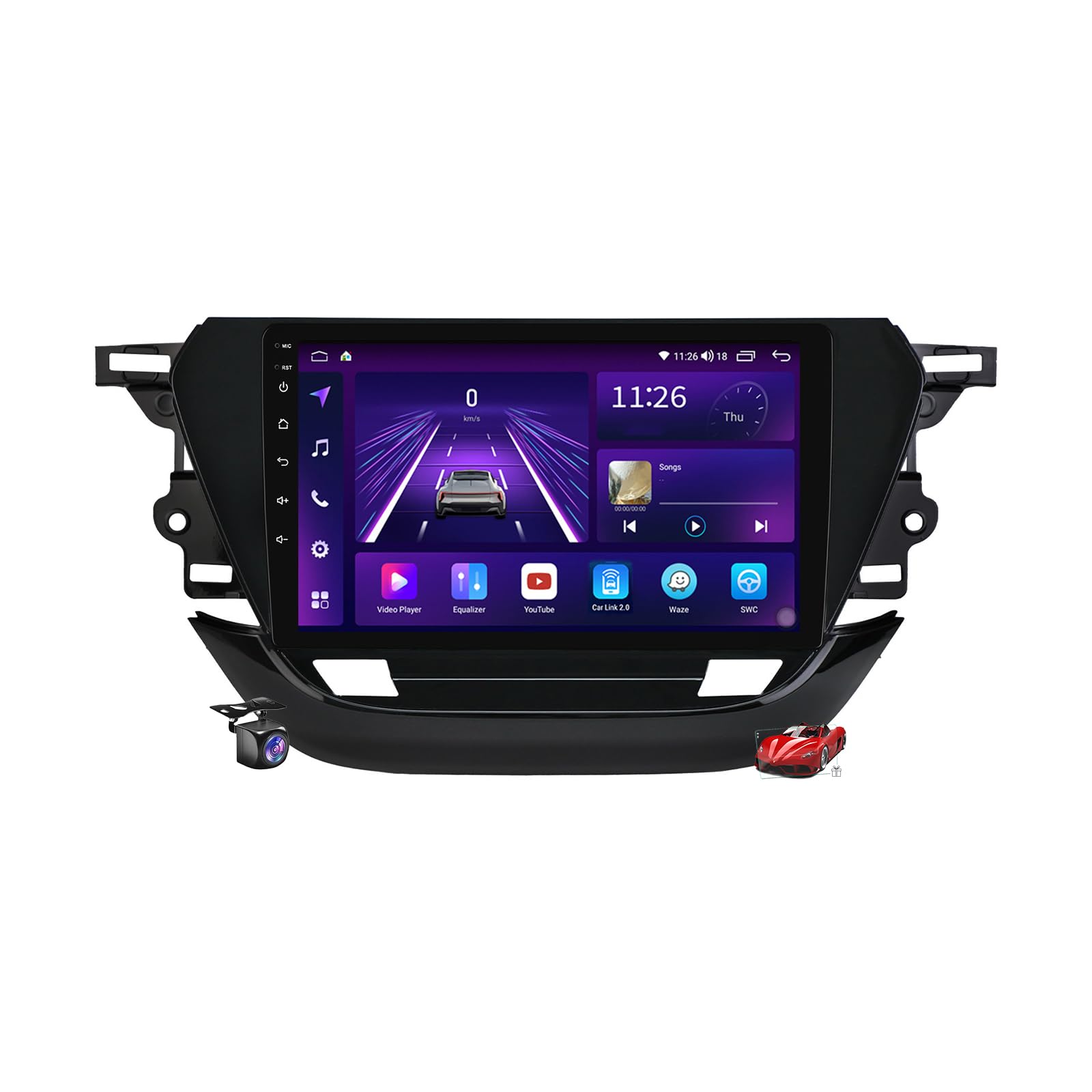 ,M150s~2/64gb,Android 15 Radio 2 Din Stereo z 4G WiFi Carplay Android Auto dla Corse F 2019-2023 Upgrade Touch Screen GPS Navi 9'' MP5 Multimedia Odtwarzacz wideo FM BT Odbiornik