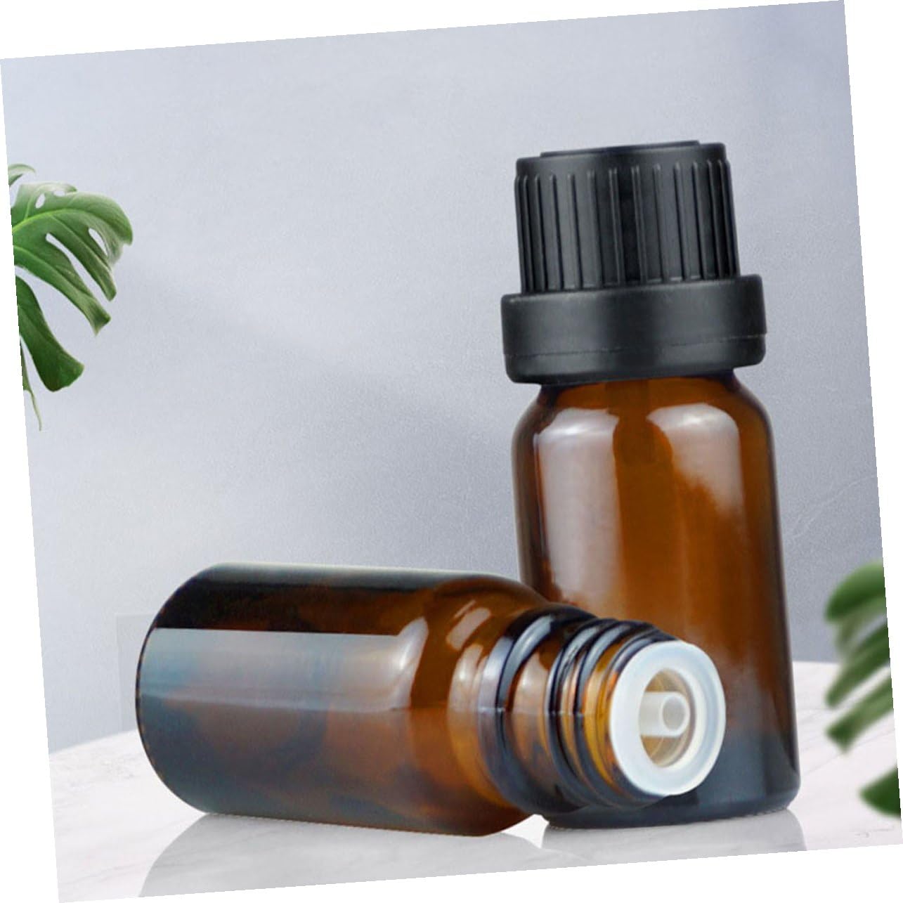 Alipis Braune Glasfläschchen Nachfüllbare Parfüm und Kosmetikflaschen 15 Ml 20 Stück Auslaufsicher und Einfach zu Transportieren für Ätherische Öle für Unterwegs