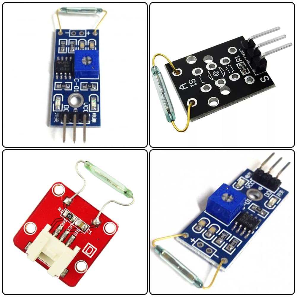 Normally Open Bar Reed Snapklik.com : Gebildet 6pcs Reed Switch Reed Contact Normally Open