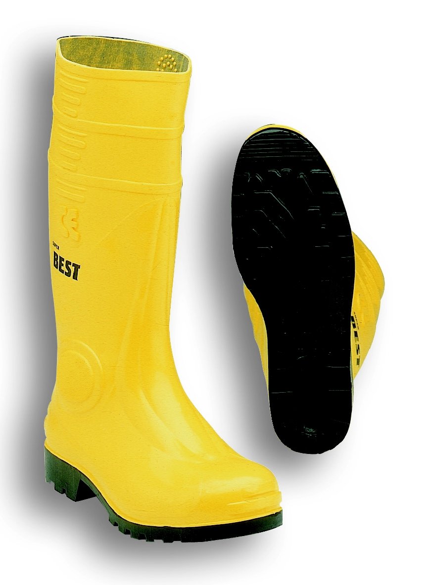 Sheba 10 EC Boot, PVC, Yellow/Black S5, Size 37
