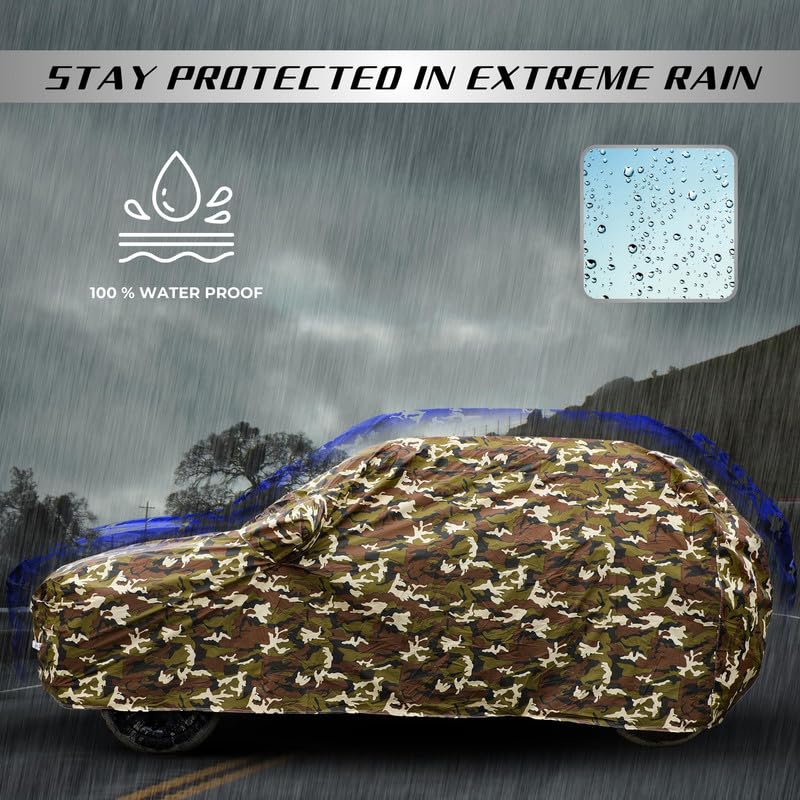 Image of Waterproof Bike Cover Compatible for Hero Super splender. | Dustproof & UV Protection Two Wheeler Body Cover for Outdoor & Indoor (Black)
