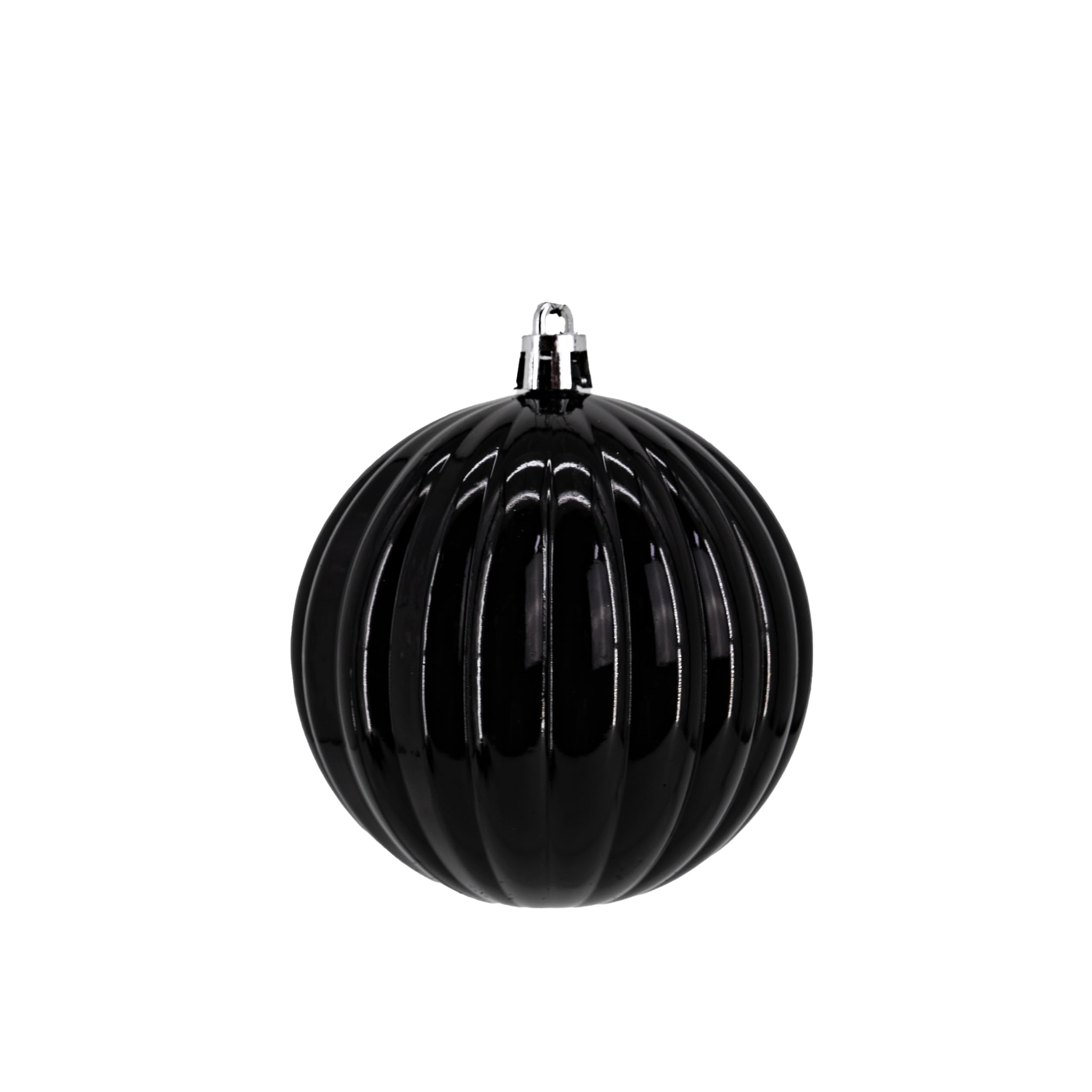 Kunststoff Weihnachtskugel schwarz 2 Sets - 68 Stück Ø 8cm Deko Kugel Christbaumschmuck Mix Glitzer Matt Gemustert Glänzend