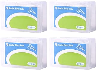 Dental Floss Portable Case Dental Floss Dispenser Automatic Dental Floss Picks Cases for Teeth Cleaning,Specialized Floss (200 PCS Floss)