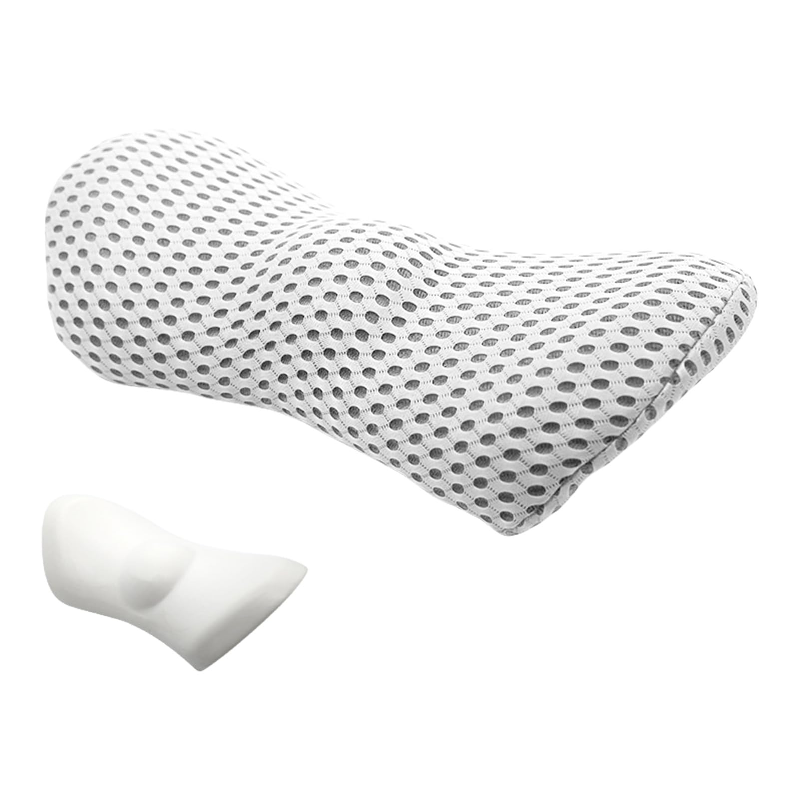 Nucelit Lumbar Cushions for and Traveling, Memory Foam Cores with Breathable Materials for Chair Cushions