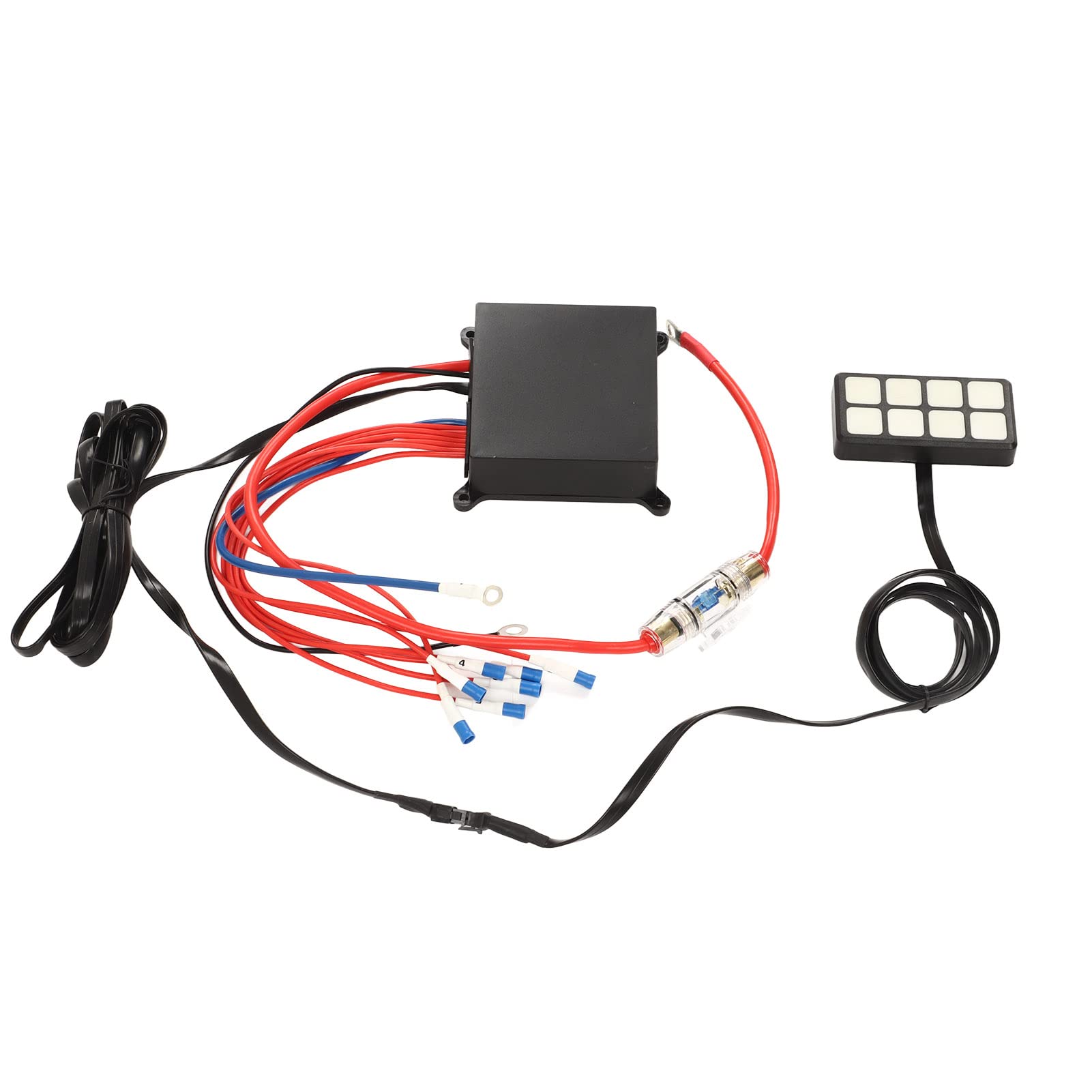 Bediffer Panel Przełączników 8 Gangów Automatyczny Przyciemniany Obwód System Kontroli Mocy dla Ciężarówki ATV UTV Łódź RV 12 V-24 V ABS