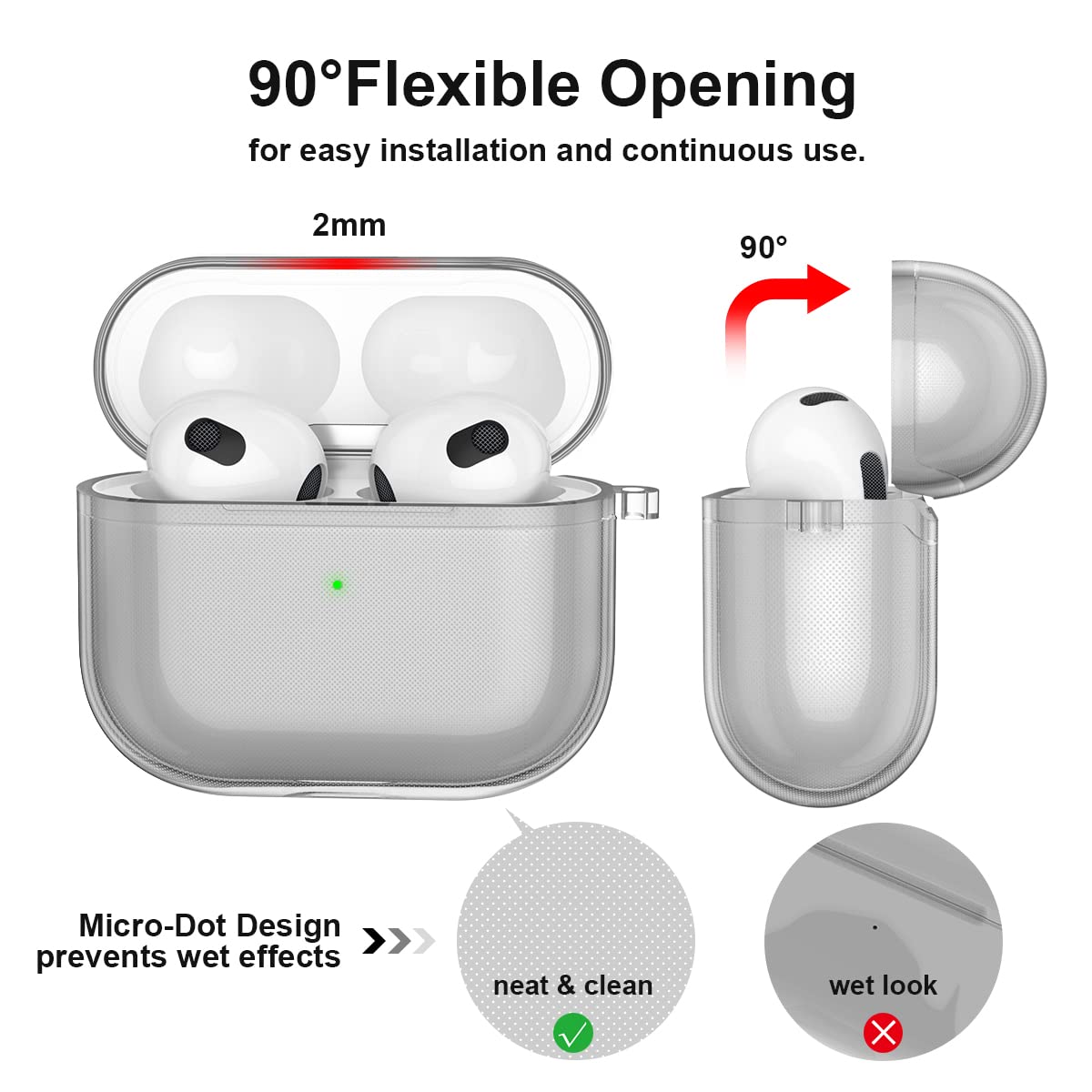 Airpods Pro用ケース保護シリコンカバースキン 充電ケース Amazon.co.jp: TORRAS [Love Series] AirPods Proケース