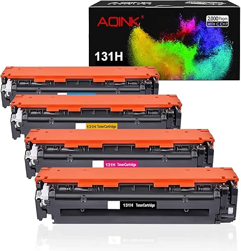 Miniatura 1 de UinVirgin - Cartucho de tóner compatible con LBP7110Cw para Canon 131H, compatible con Canon ImageClass LBP7110Cw MF628C MF624Cw MF8280Cw (BCMY, 4