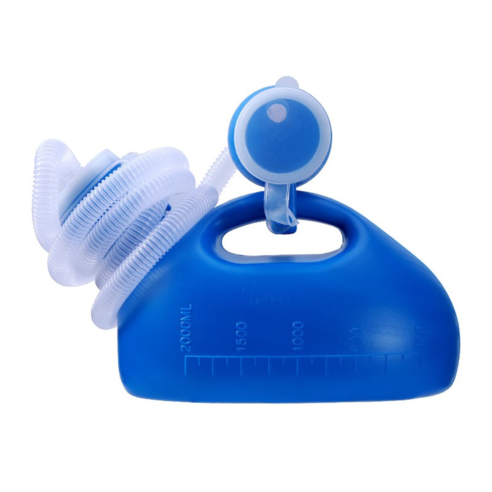 YNGJUENCP Leakproof Urine Bottle,2000ml Portable Outdoor Measuring Urinal Bottle with Lid Male Pee Urinal Storage Urine Collector for Men,Kids Or Long-Distance Bus Drivers(Size:5pcs)