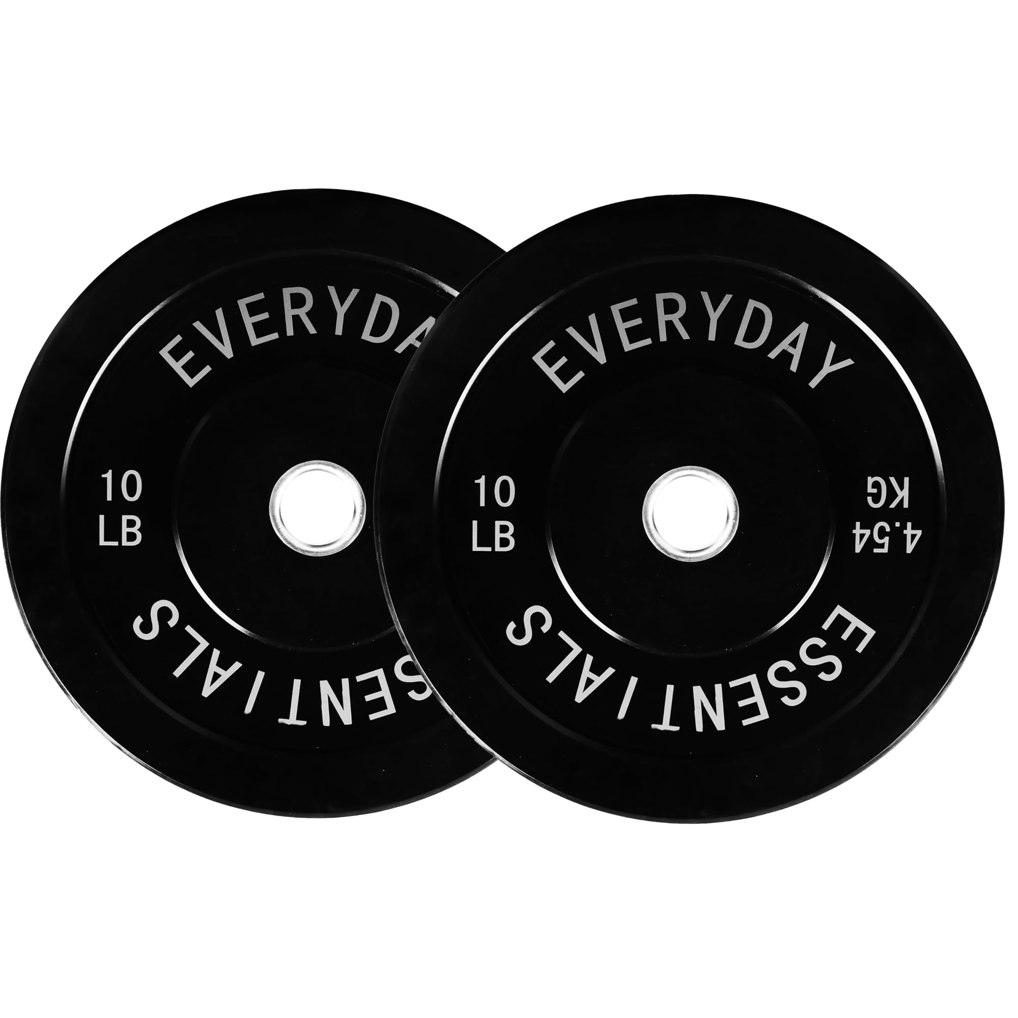 Fitvids 2-Inch Olympic Bumper Plates, Perfect Weight Plates for Weightlifting and Strength Training, Multiple Weights Available