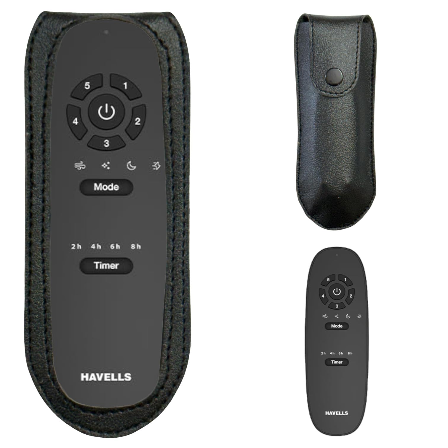 Zaoma Flip Case Cover Compatible for Remote of Havells Stealth Air Elio Prime Enticer Ambrose Ceiling Fan (Please Match The Image with Your Existing Remote Before Placing The Order) (FANREM_410_BLK)-image-9