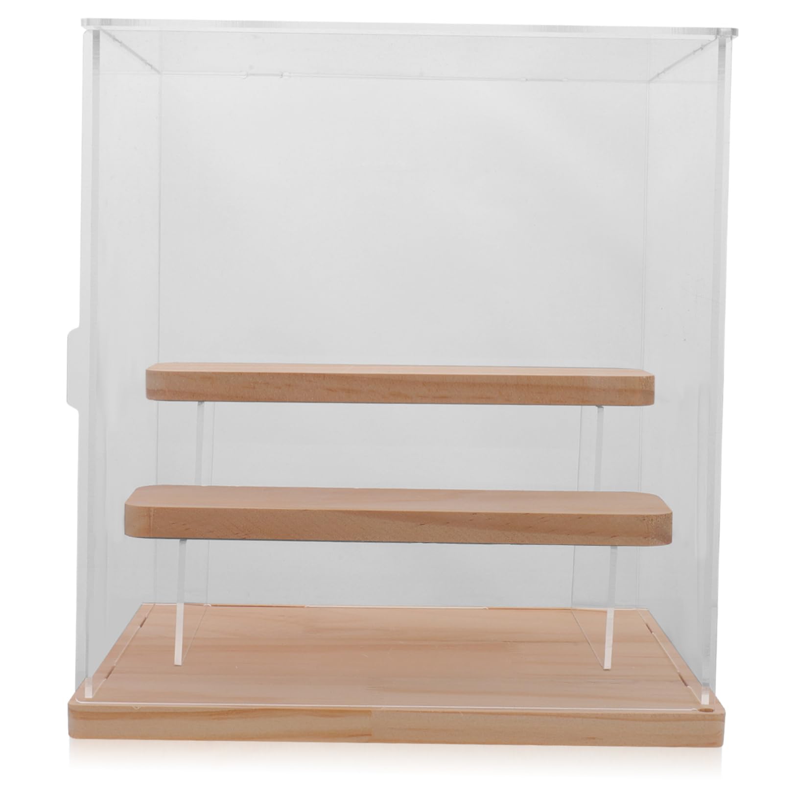 Vitrine figurines acrylique transparente et boîte empilable niveaux action figures