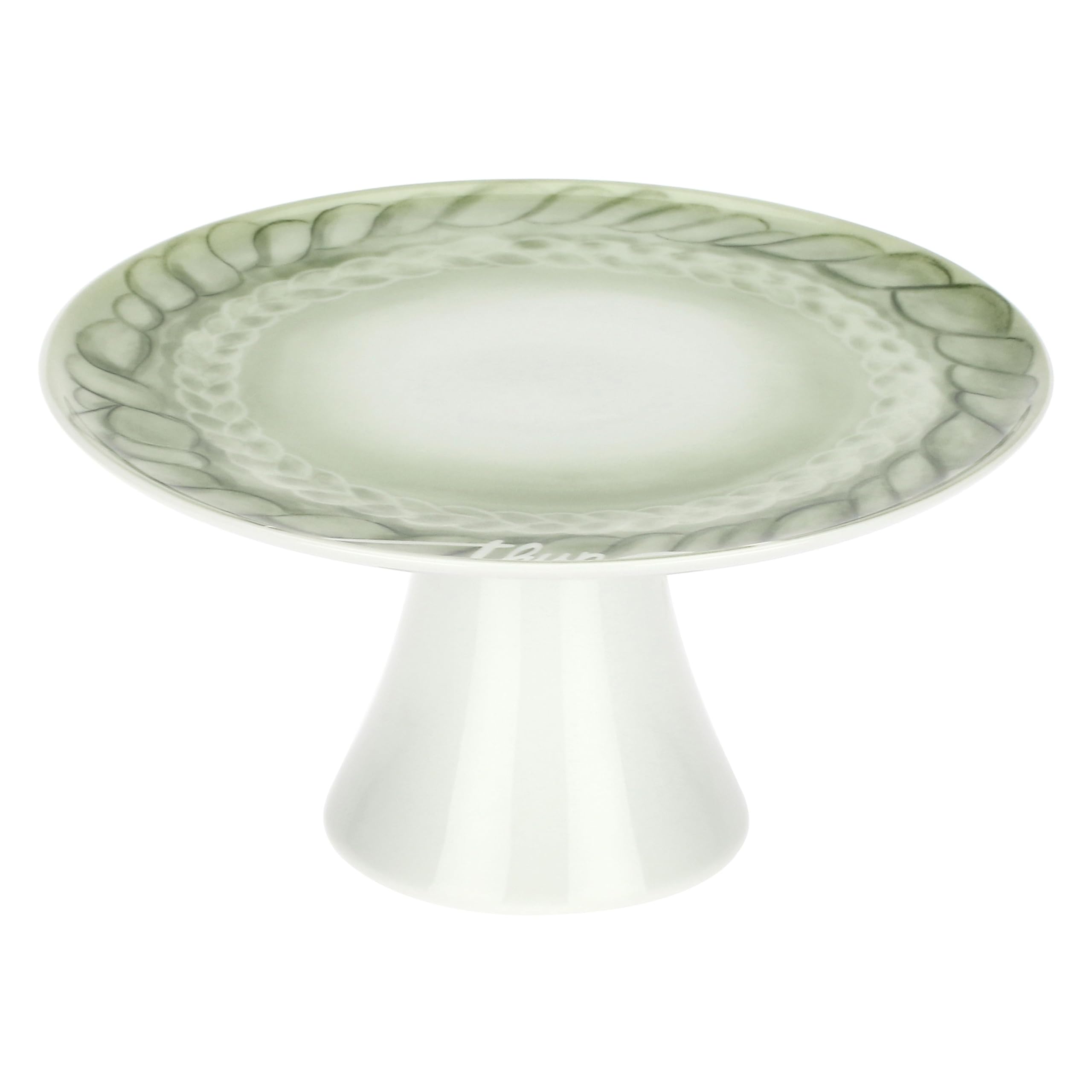 THUN, Alzatina in Porcellana, Linea AbbracciAMI, Alzatina da Collezione, Idea Regalo per Natale, Ø 20.7 cm, 9.65 cm h