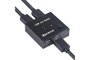 USB 3.0 Keyboard Mouse Switch Selector for Dual Computer