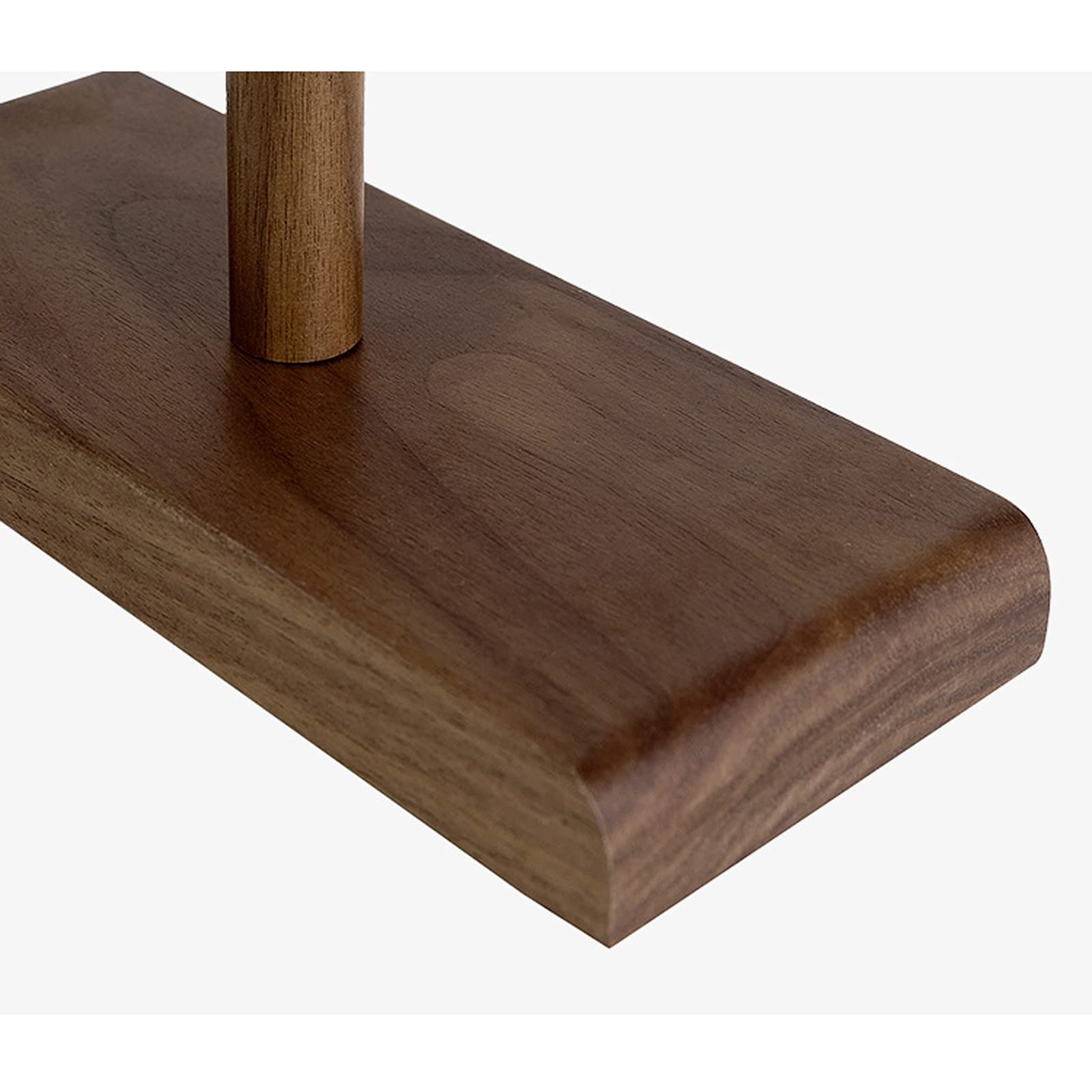Supporto for cuffie doppio for scrivania in legno massello, supporto for da gioco(A)