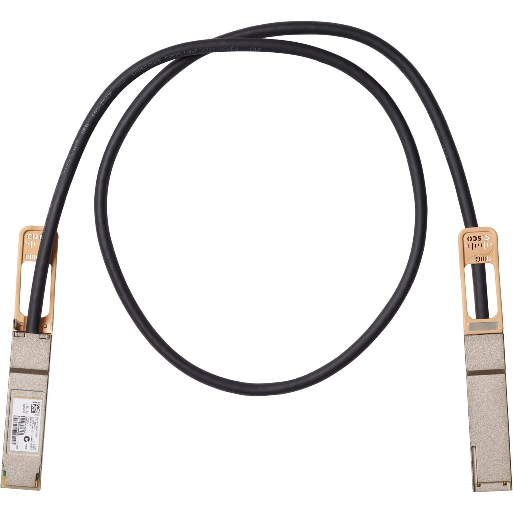 Cisco 100GBASE-CR4 QSFP Passive Copper Cable, 3-Meter-picture-33