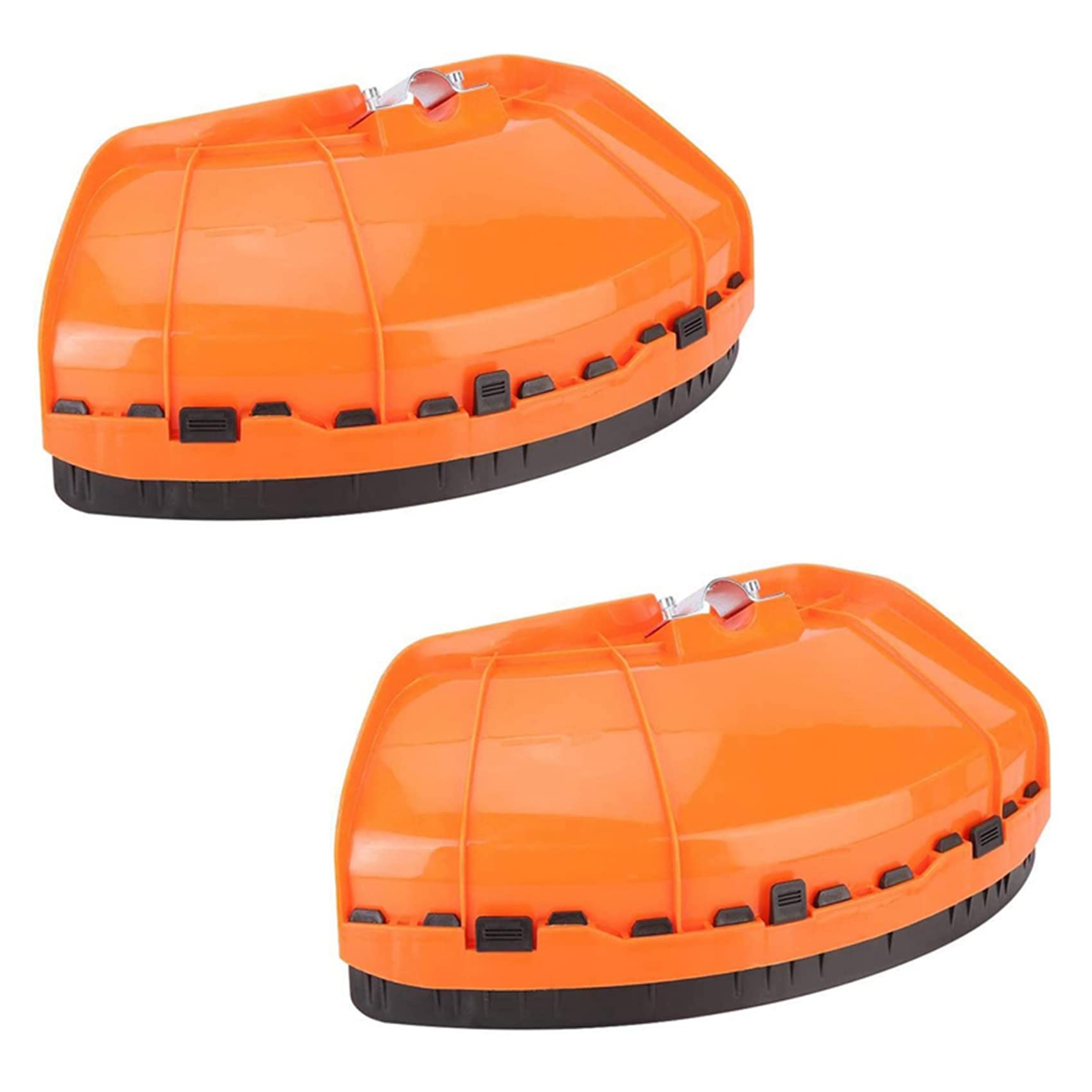 Fegtrty 2X Universal Brush Cutter Shield Lawn Mower Guard Plastic Grass Trimmer Blade Protector Cover for 26mm/28mm