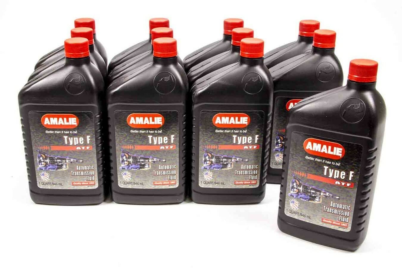 AMALIE 2T FA Motorcycle Oil (160-62766-56) 1 Quart Bottle, Pack of 12