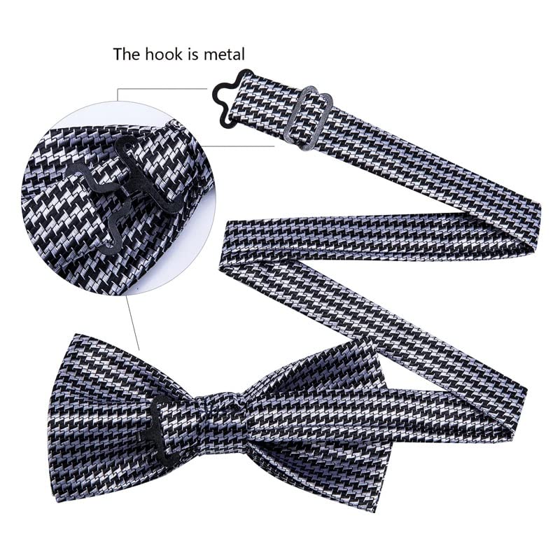 Cravatte a farfalla pre-legate classiche da uomo Tuxedo