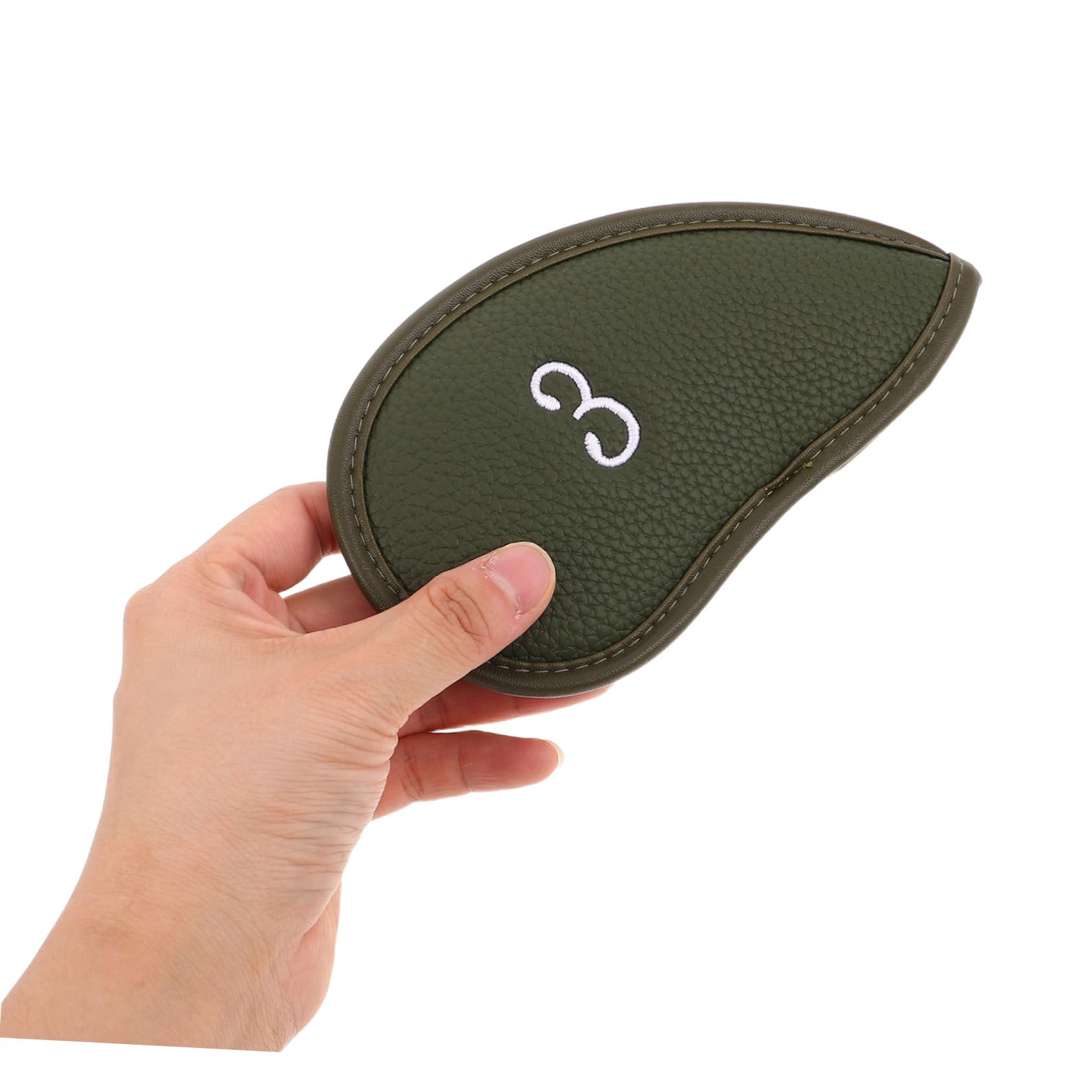 Fundas para Palos de Golf Numeradas 12 Piezas PU Verde Claro