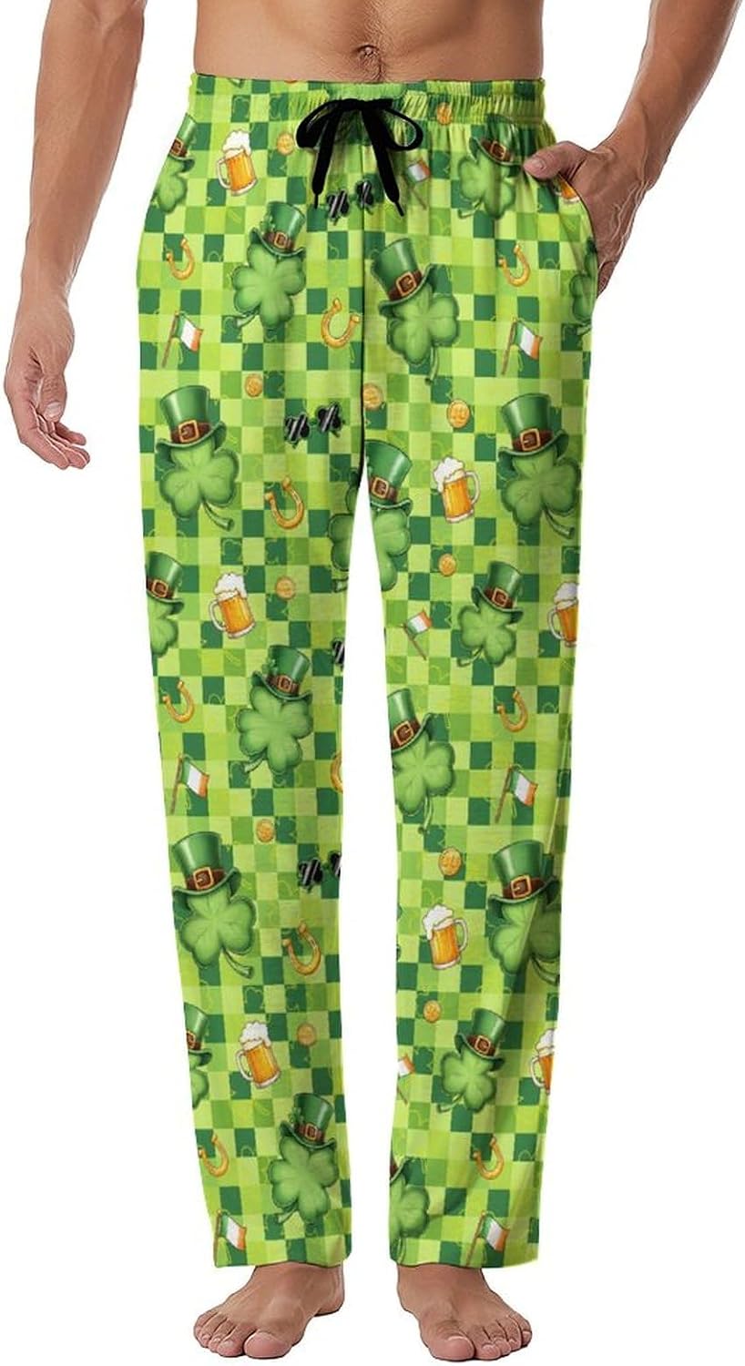 Pajamas Pants For Men Pj Lounge Sleep Pant Loungewear Sleepwear Pjs Pijamas Gifts