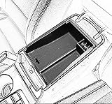 Kaungka Car Center Console Tray Armrest Secondary Storage Box Center Console Organizer for 2016 2017 2018 2019 2020 Tucson