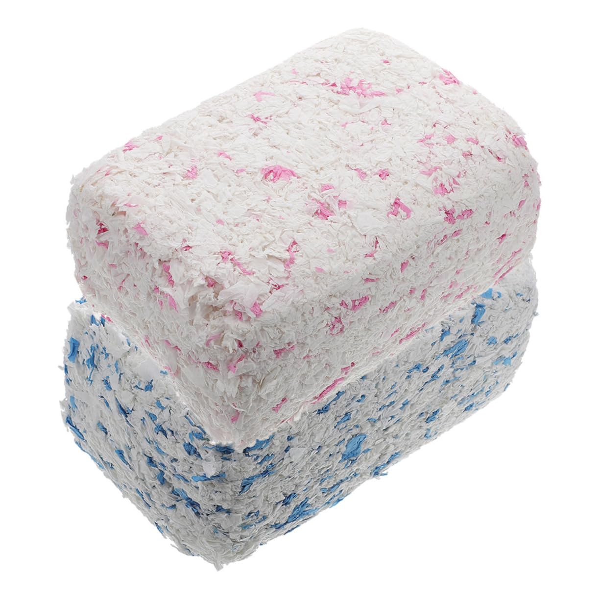 Papierstreu für Kleintiere 2 Beutel Low Staubige Papierstreu als Sichere Einstreu für Meerschweinchen Chinchillas Käfig