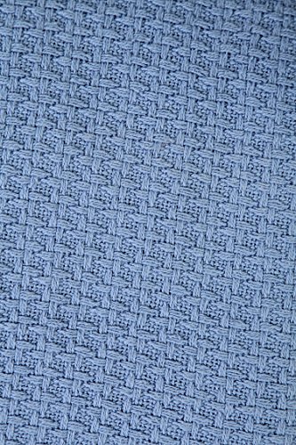 Hillfair 100% Soft Premium Combed Cotton Thermal Blanket– Queen Blankets– Soft Cozy Warm Cotton Blanket– Bed Throw Blanket– Queen Bed Blankets– All Season Cotton Blanket– Blue Queen Cotton Blankets #TOP3