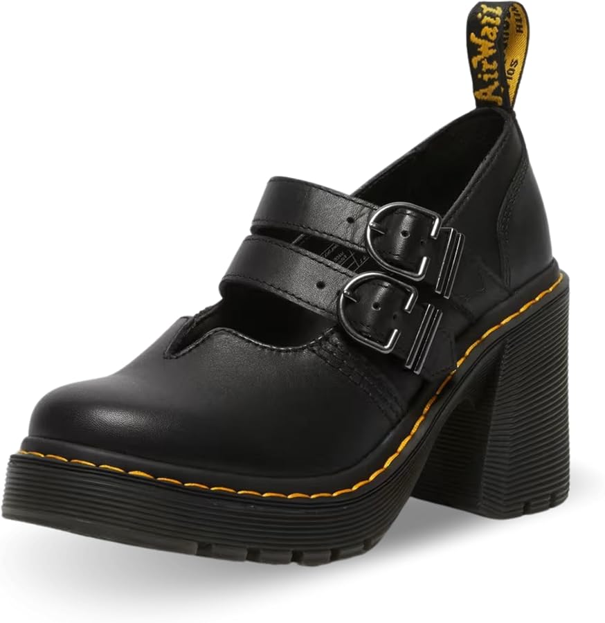 Dr. Martens Women's Eviee Platform, Black Sendal, 5 : Amazon.ca