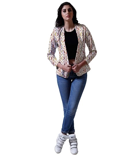 Printed Women's Semi Formal Jacket 