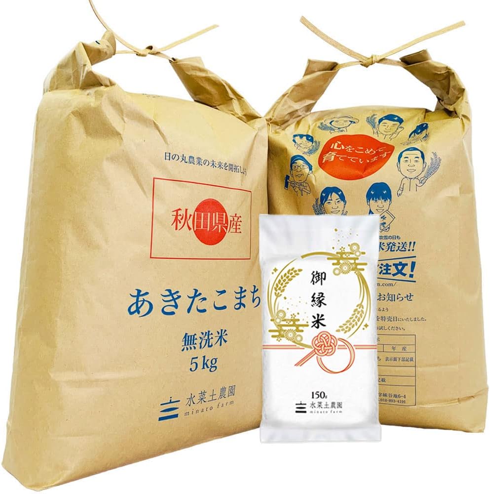 無洗米秋田県産あきたこまち10kg(5kg×2袋)