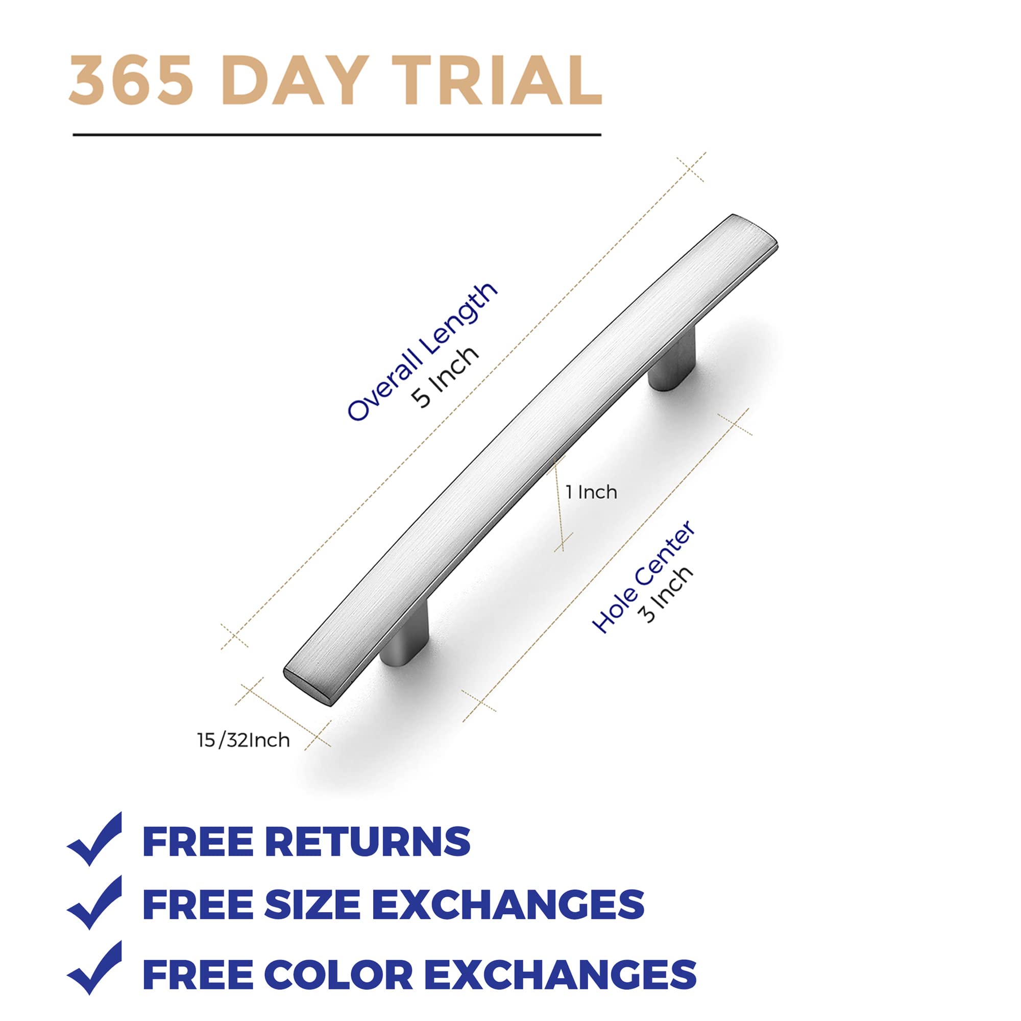 Ravinte 20 Pack Cabinet Handles Brushed Nickel Cabinet Pulls Kitchen Cabinet Handles,Curved Drawer Pulls in 5-3/16 Inch Length with 3 Inch Hole Center Arch Kitchen Cabinet Hardware