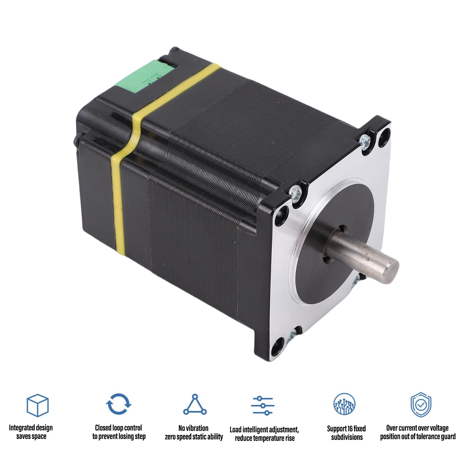 Luocute Servomotor mit Geschlossenem Regelkreis für die CNC-Steuerung. Integrierter Schrittmotor 1,5 Nm 3000 U/min. Eingebauter 1000-Zeilen-Encoder für die Automatisierung von