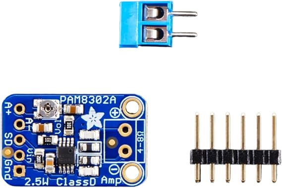 Adafruit Mono 2.5W Class D Audio Amplifier - PAM8302 [ADA2130]