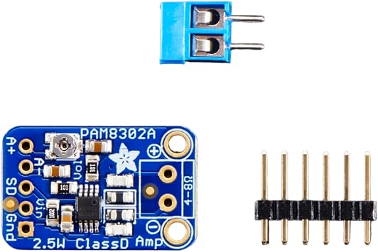 Adafruit Mono 2.5W Class D Audio Amplifier - PAM8302 [ADA2130]