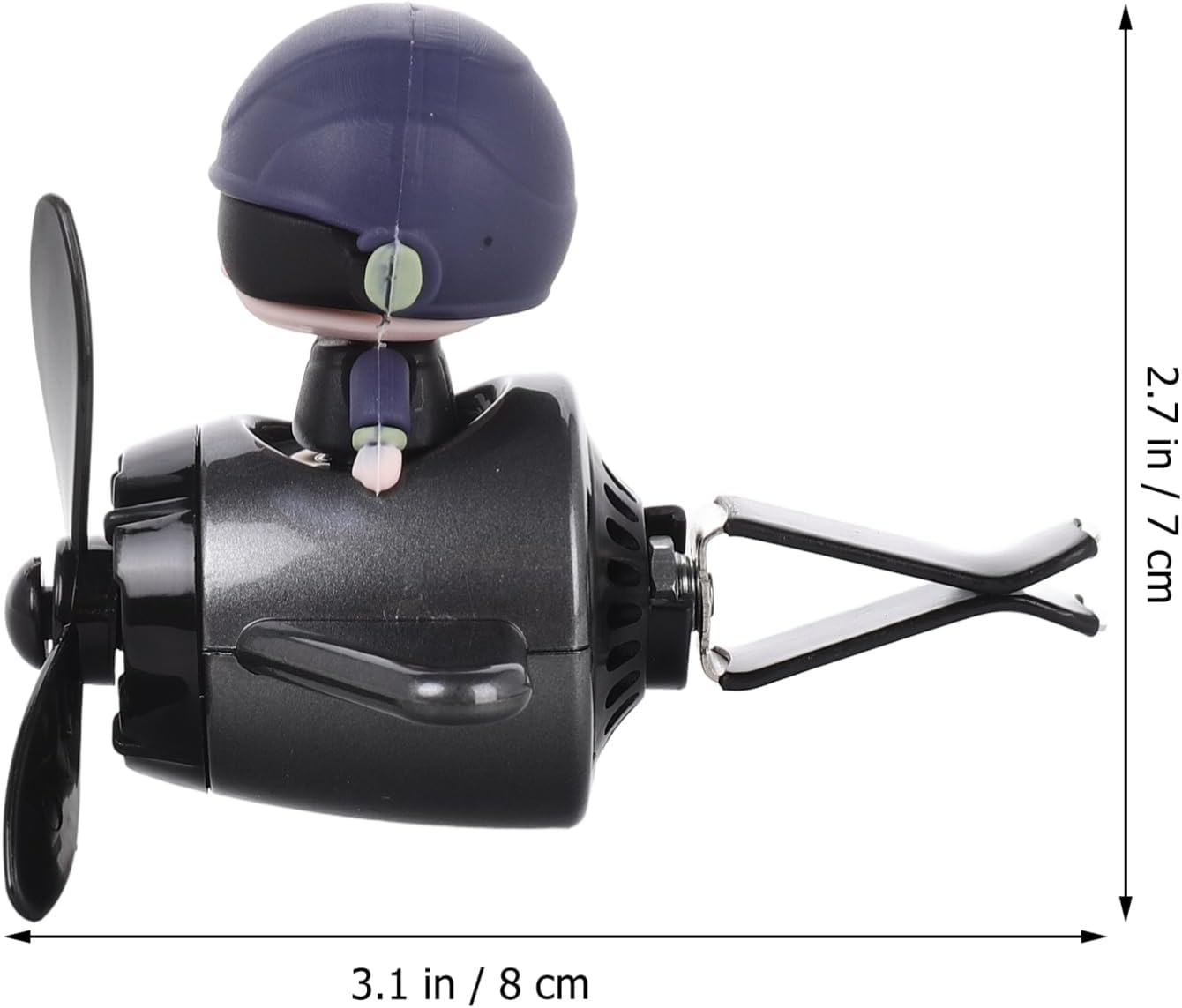 Air Fashionable Car Vent Clip Diffuser Unique Astronaut Design Stylish Car Air for Women Compact image 2