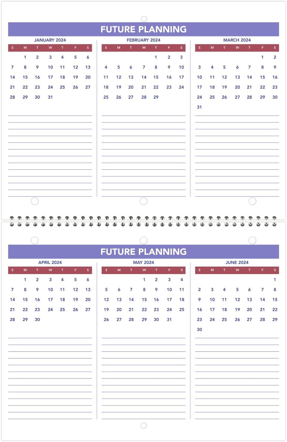 AT-A-GLANCE 2023 Wall & Desk Calendar, 8-1/2" x 11", Small, Unruled Blocks, Spiral Bound, Monthly (PM17028)