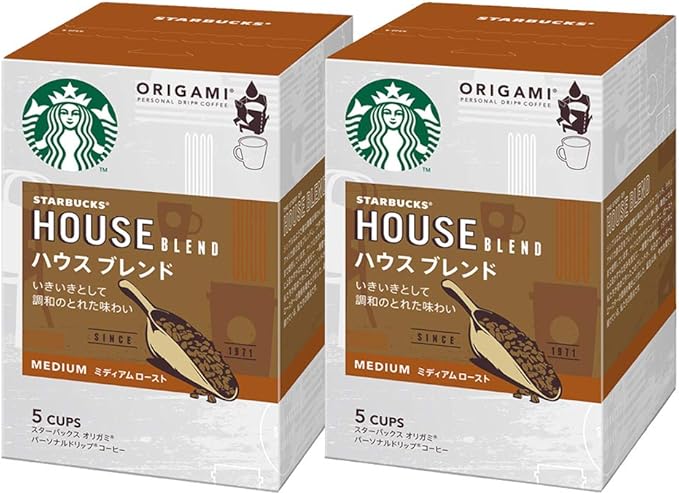 Amazon ネスレ スターバックス オリガミ パーソナルドリップコーヒー ハウスブレンド 2箱 Starbucks スターバックス 食品 飲料 お酒 通販