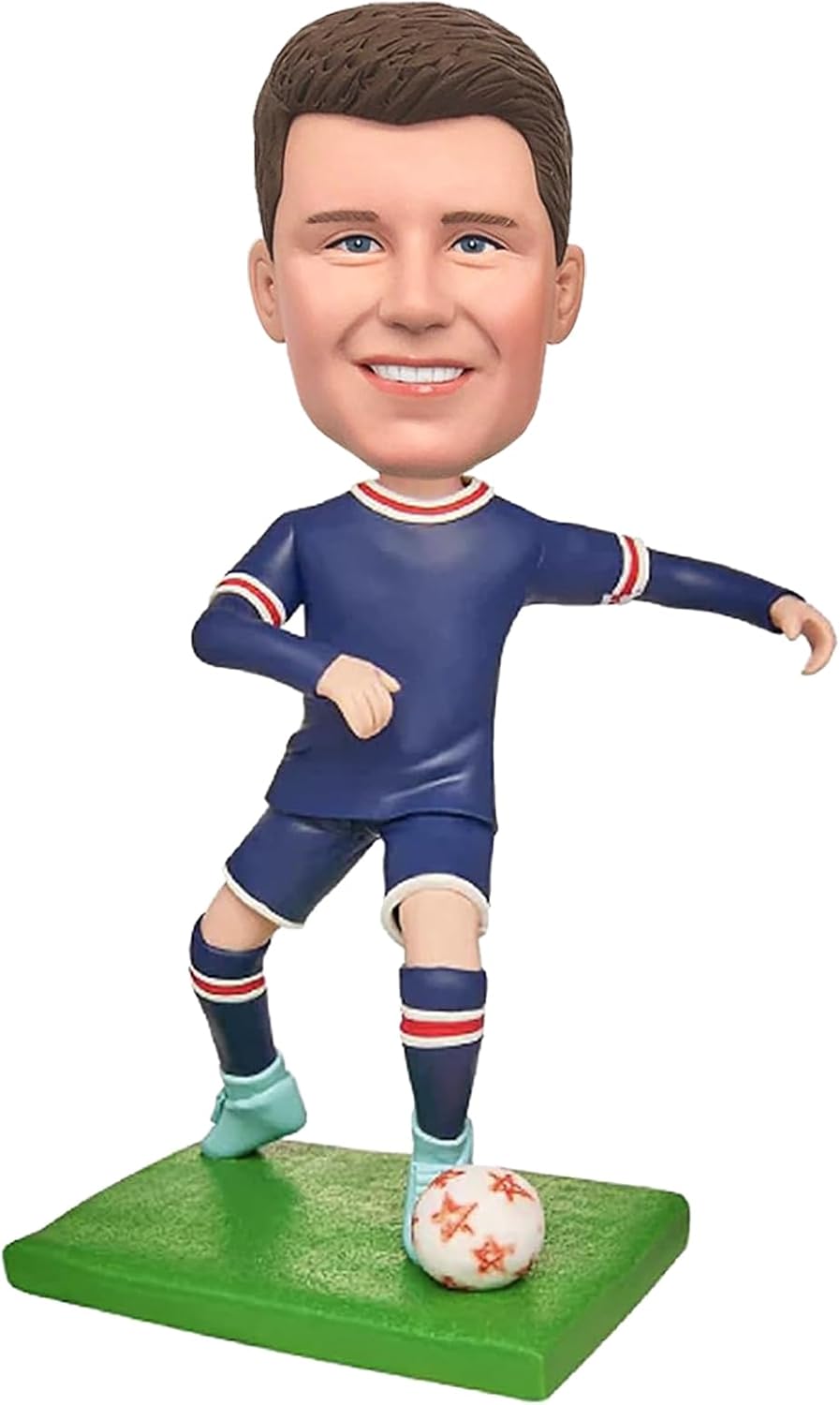 Custom Bobblehead - Football Player - Full Body Customization Based on Pictures - Record Good Memories - Handmade Bobblehead Doll - The Most Unique Gift for Family, Friends, Fathers, Lovers, Bosses