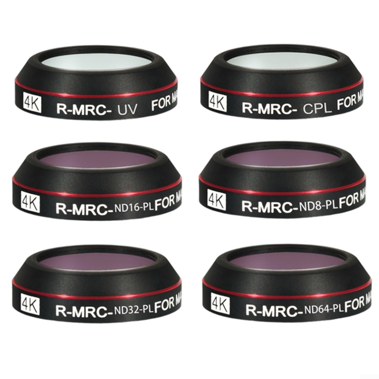 Filtres UV CPL ND pour SJCAM C300 C400 lot de 6 optiques
