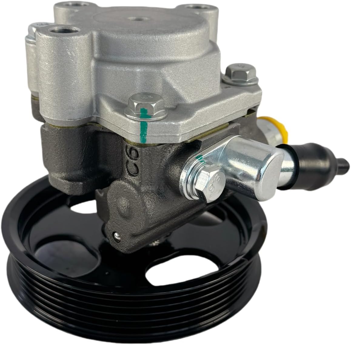 Power Steering Pump with Pulley & Reservoir Fit for 2003-2009 for Lexus GX470 4.7L, 2003-2009 for Toyota 4Runner 4.7L,21-5371