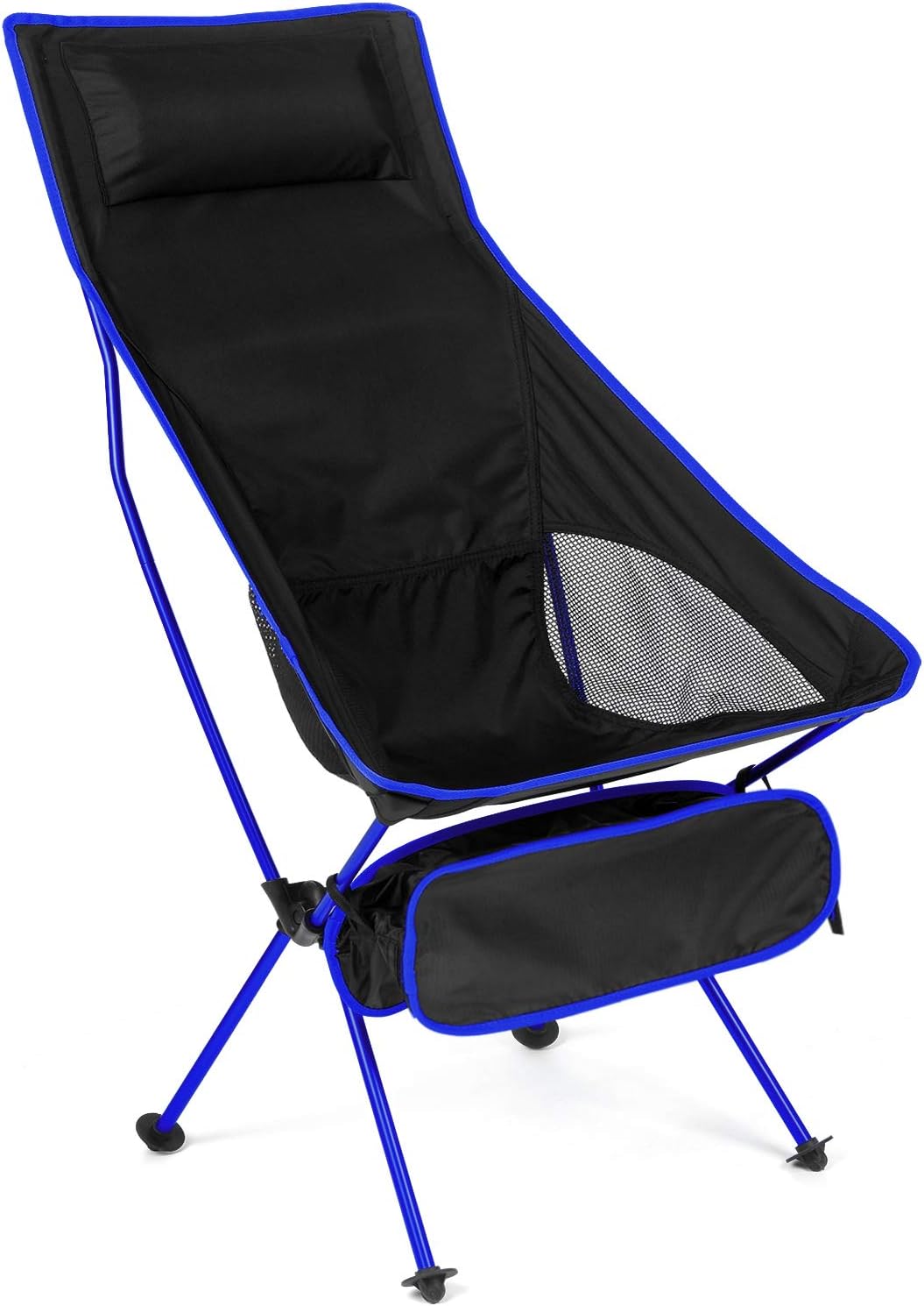 blue camping chairs