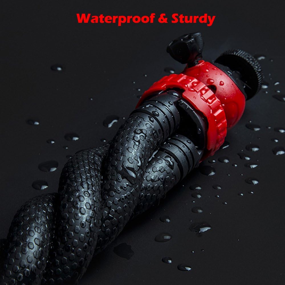 Exclusive Discount 🔥 Flexible Tripod，12 Inch Phone Tripod with Wireless Remote Shutter for iPhone and Android Phone, Action Camera Tripod for GoPro Canon Nikon DSLR