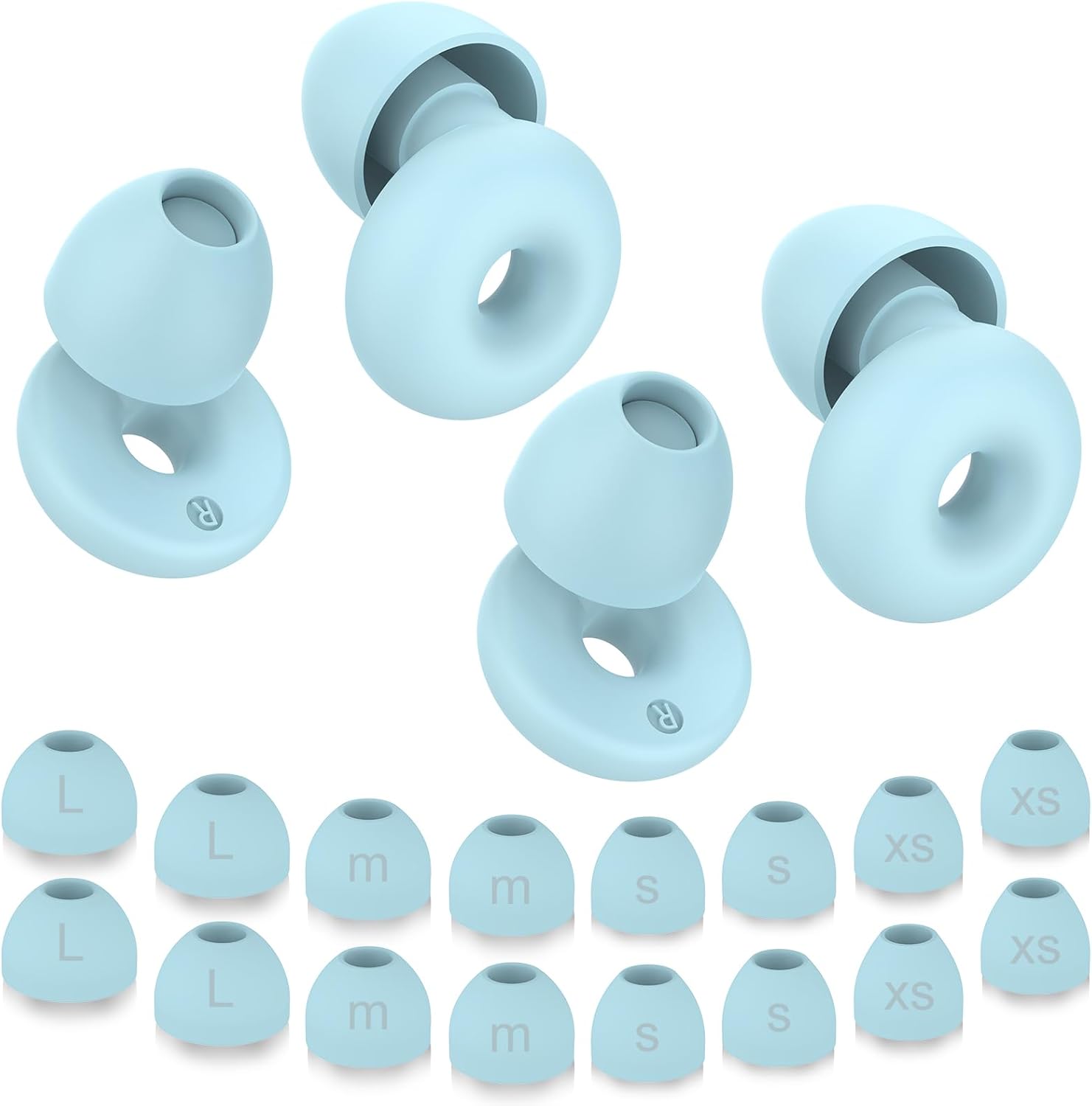 Ear Plugs for Sleeping Noise Cancelling -30dB, 2-Pack Reusable Soft Noise Reduction Ear Plugs for Sleep, Travel,Deep Focus, Hearing Protection,Concert with Carrying Case(