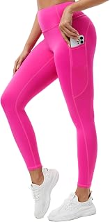 VME High Waisted Leggings with Pockets for Women Tummy Control Buttery Soft | Squat Proof, Workout, Yoga Pants, for Gym Running