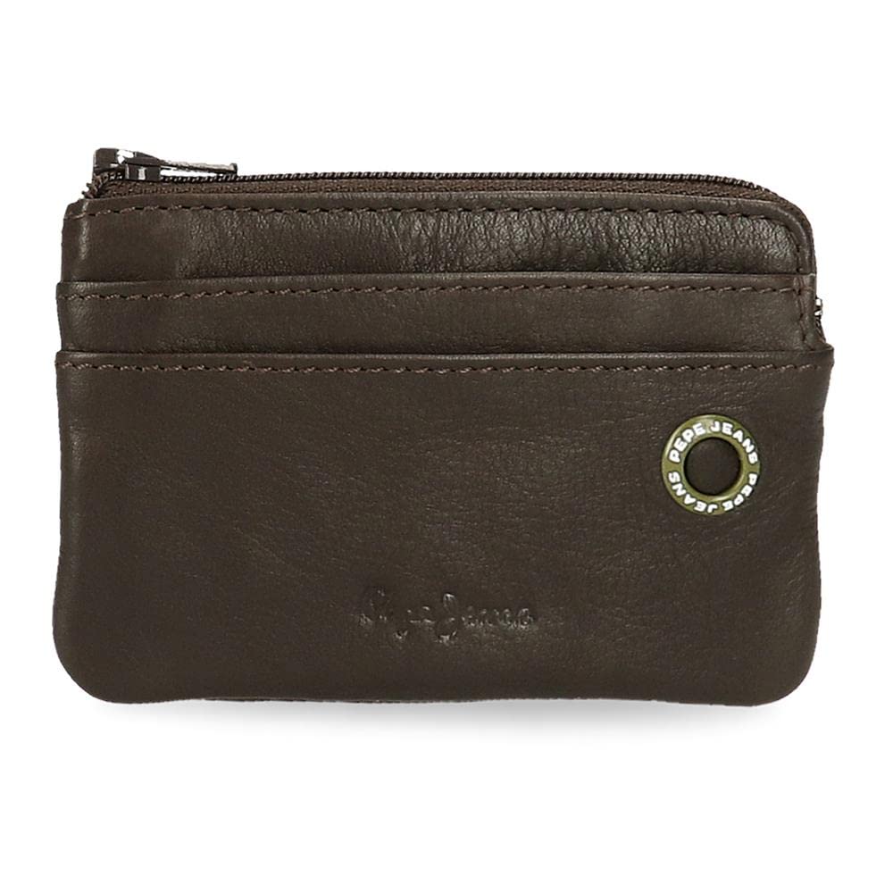 Pepe Jeans Badge Purse, Unique, Brown, única, Wallet