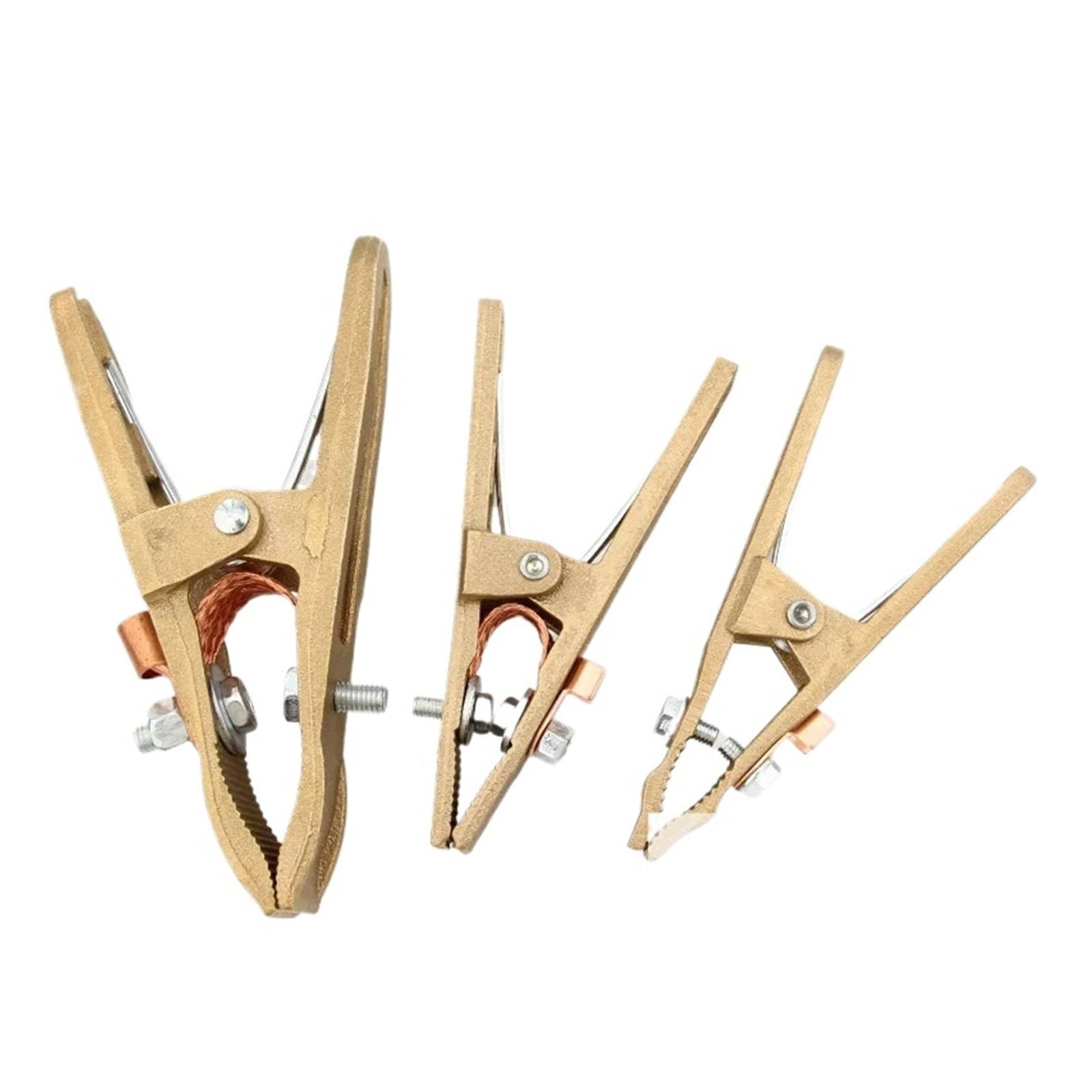 Pinza massa per saldatrice Morsetto di terra for saldatura a terra a forma di materiale in ottone 260/300/500A(300A)