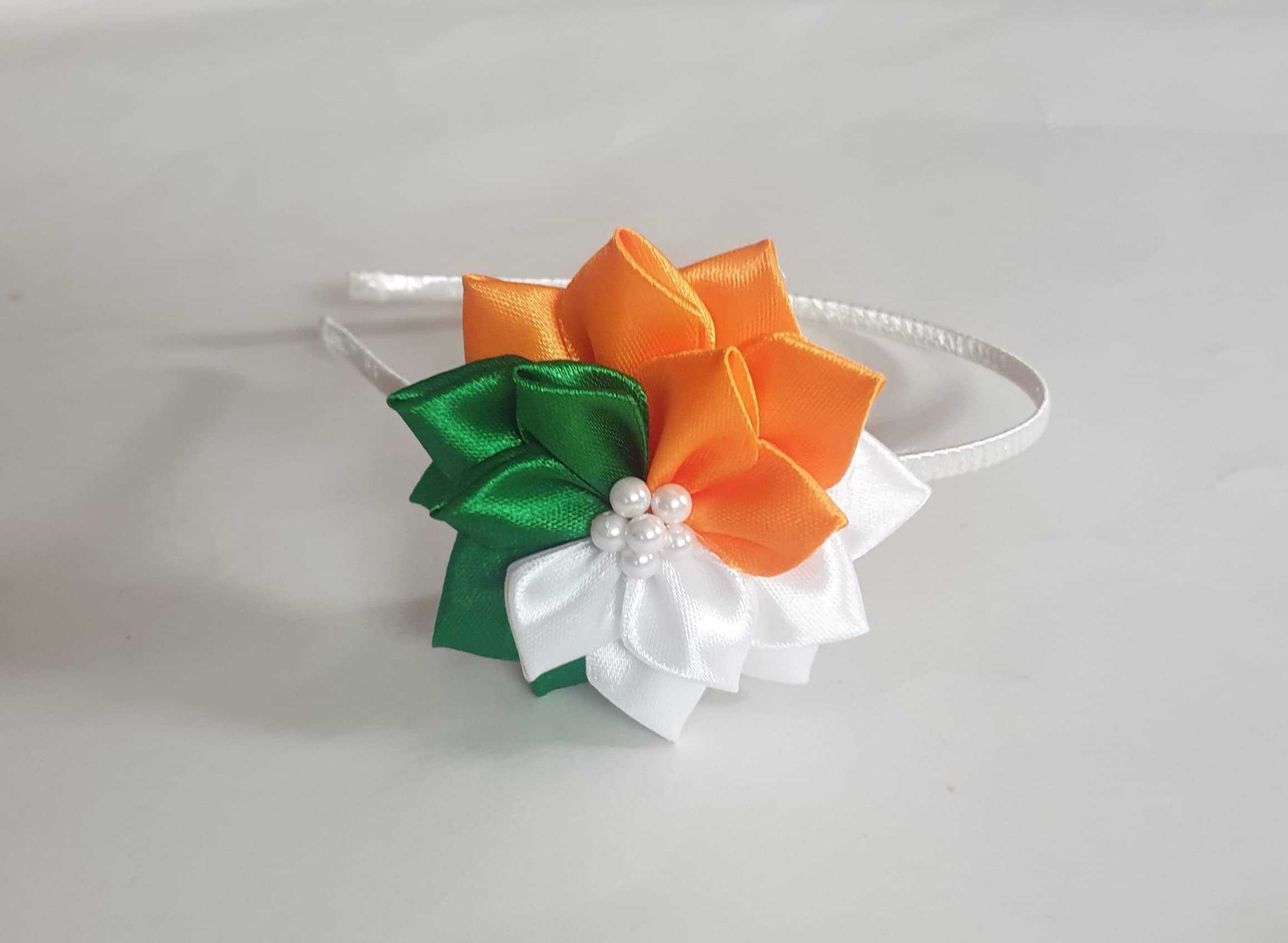 Belleza Crafting with Creativity Tricolour/Tricolor Flower Hairband for Girls/Women DdDs007 (Pack of 1) (B0CD4MFC1K) Amazon Price History, Amazon Price Tracker