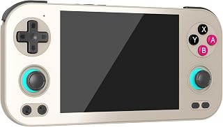 RG476H Retro Handheld Game Console 4.7-inch Multi-Touch Screen Android 13 System Hall Joystick Supports Online Fighting WiFi Bluetooth HD and TV Output128G Storage No Card Grey