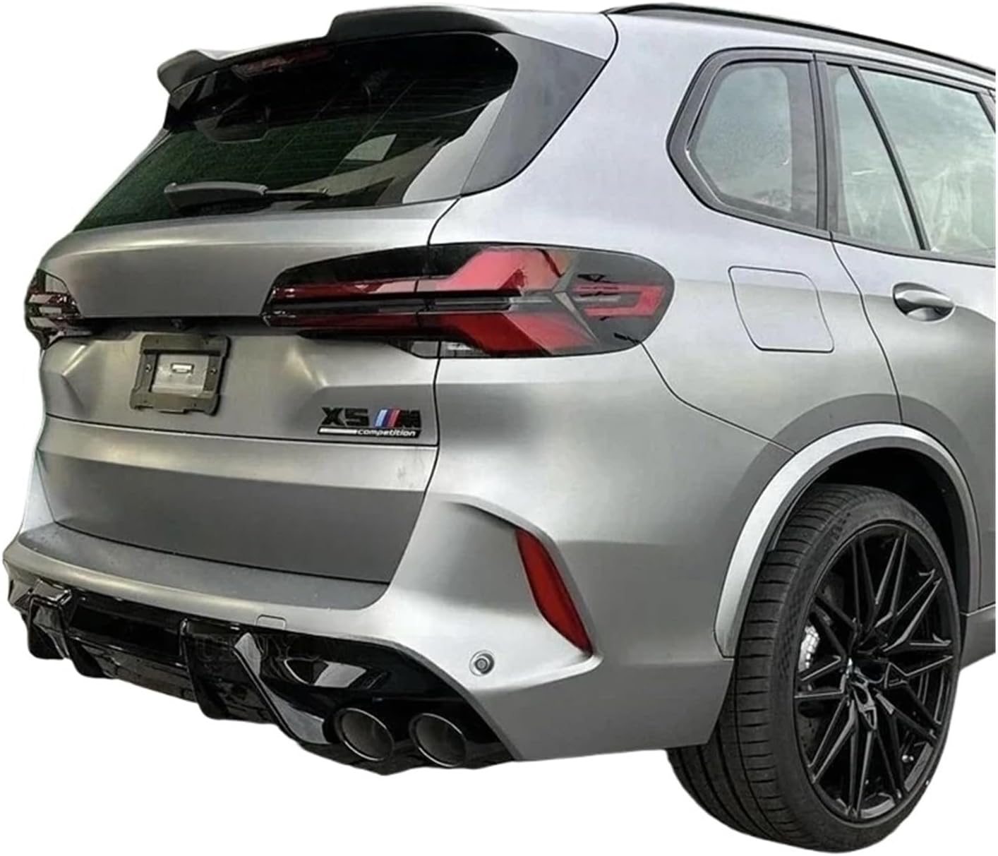 Compatible for BMW X5 G05 2018-2021 Carbon Fiber Look Roof Spoiler Rear Wing Racing Car Styling Tail Lip Wing Body Kit(Carbon Fiber Pattern)